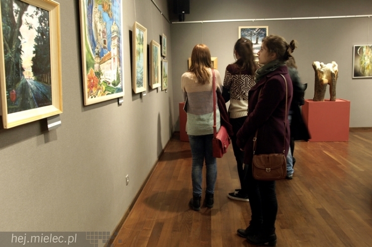 Wernisaż wystawy poplenerowej Kolbuszowa - Łańcut 2013 w Galerii Domu Kultury