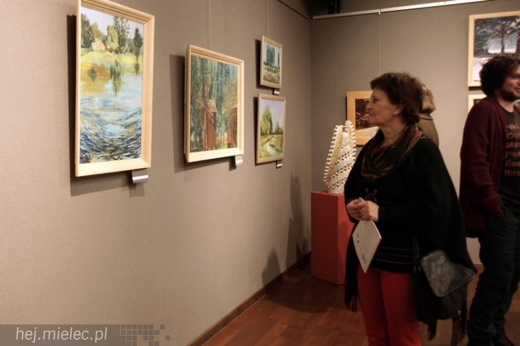 Wernisaż wystawy poplenerowej Kolbuszowa - Łańcut 2013 w Galerii Domu Kultury