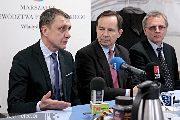 Wizyta na budowie mostu na Wiśle między Połańcem i Sadkową Górą