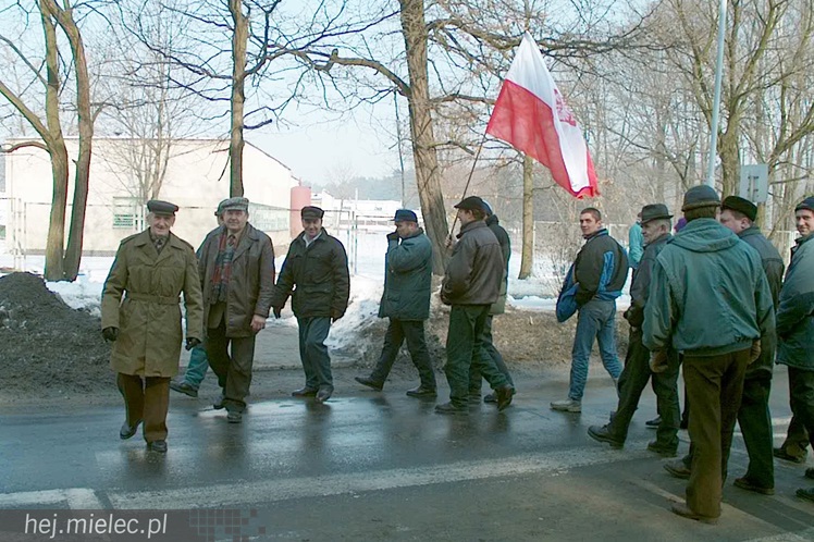 Blokada rolnicza Samoobrony w Mielcu - 24 lutego 2003