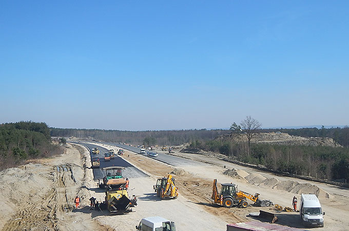 Co słychać na budowie autostrady A4 między Dębicą i Tarnowem
