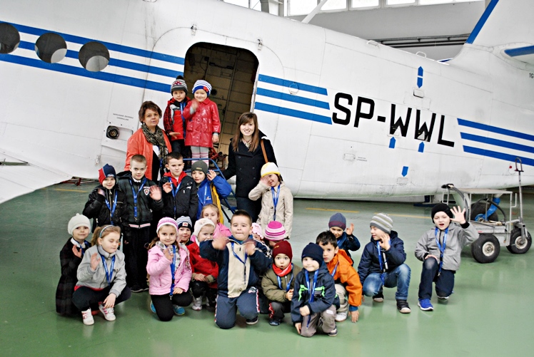 Przedszkolaki w Szkole Latania FLY Polska