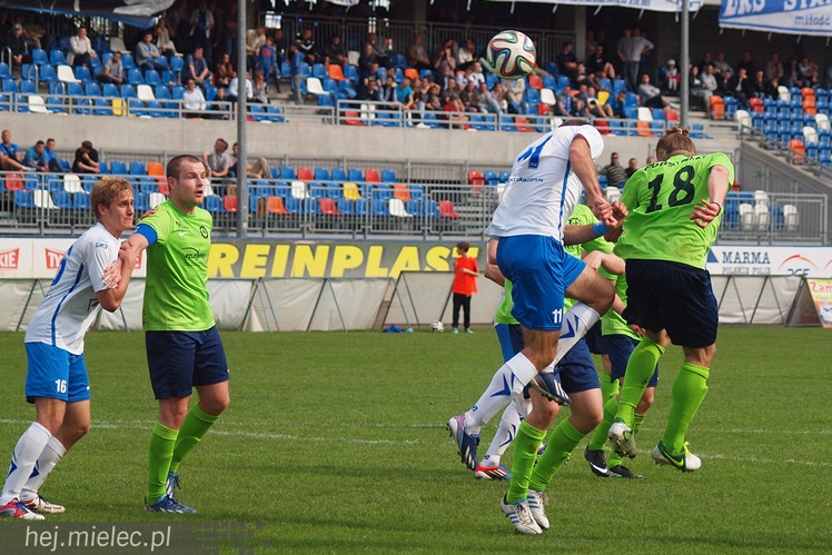 Stal Rzeszów pokonała Stal Mielec 2:0 w meczu II ligi piłkarskiej