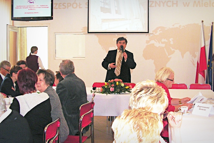 Konferencja sprawozdawczo - wyborcza Zarządu Oddziału Związku Nauczycielstwa Polskiego w Mielcu