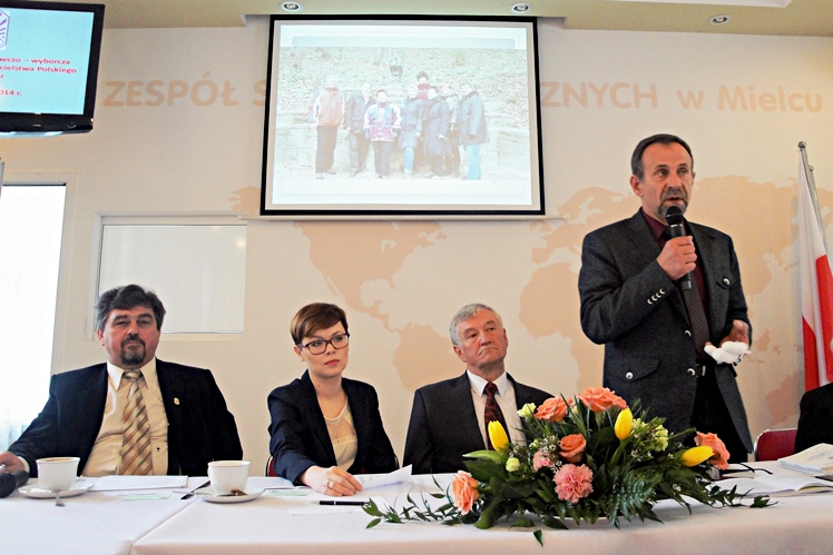 Konferencja sprawozdawczo - wyborcza Zarządu Oddziału Związku Nauczycielstwa Polskiego w Mielcu