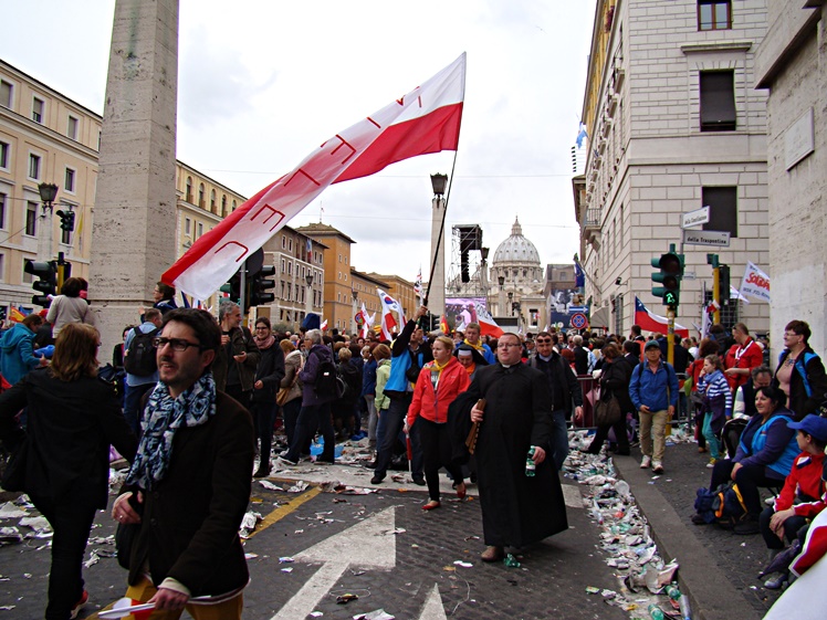 Mielecka ?Solidarność? na kanonizacji Jana Pawła II w Rzymie