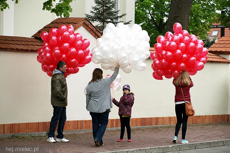 Uroczystości obchodów uchwalenia Konstytucji 3 maja w Mielcu