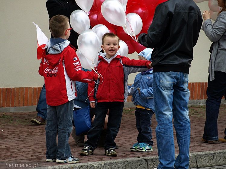 Uroczystości obchodów uchwalenia Konstytucji 3 maja w Mielcu