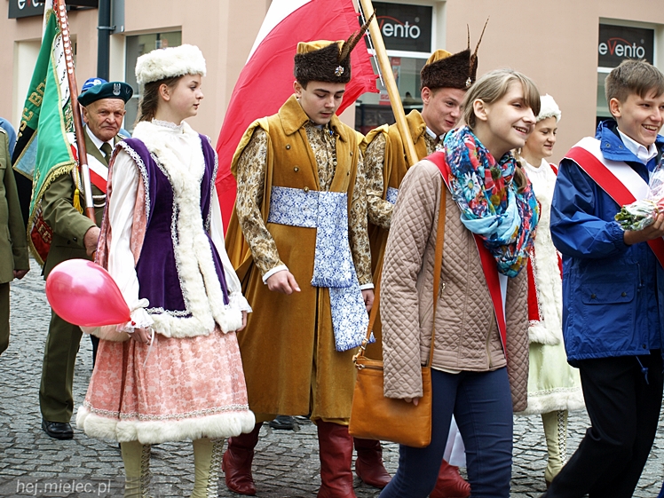 Uroczystości obchodów uchwalenia Konstytucji 3 maja w Mielcu