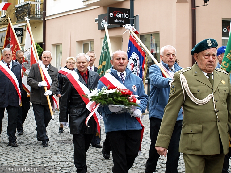 Uroczystości obchodów uchwalenia Konstytucji 3 maja w Mielcu