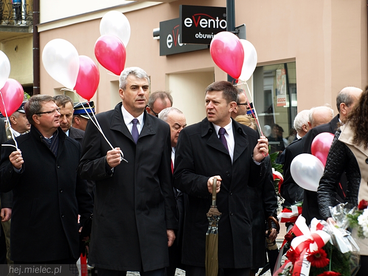 Uroczystości obchodów uchwalenia Konstytucji 3 maja w Mielcu
