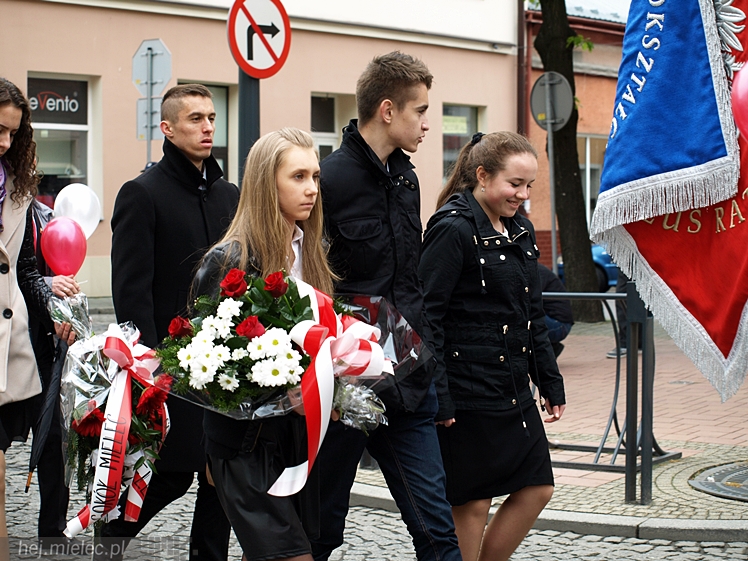 Uroczystości obchodów uchwalenia Konstytucji 3 maja w Mielcu