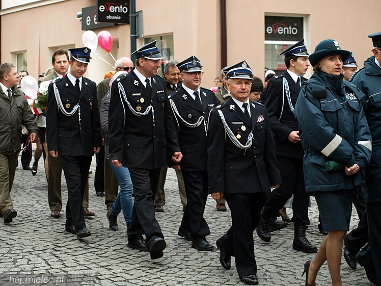 Uroczystości obchodów uchwalenia Konstytucji 3 maja w Mielcu