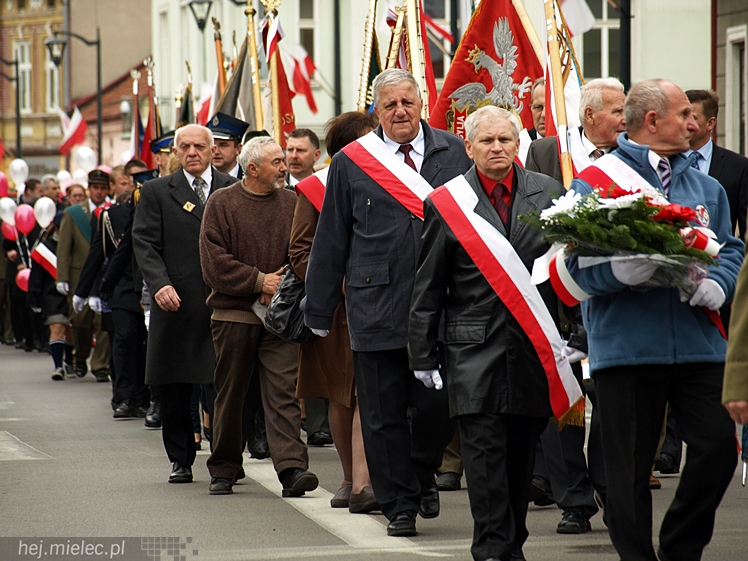 Uroczystości obchodów uchwalenia Konstytucji 3 maja w Mielcu