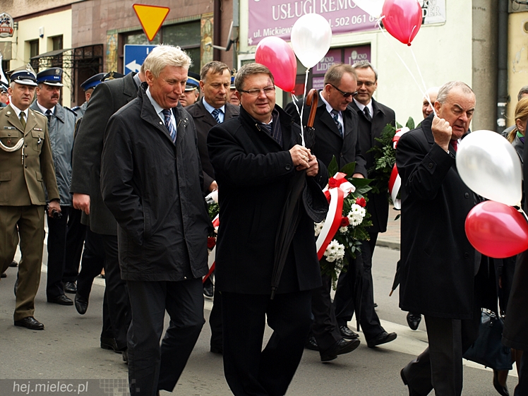 Uroczystości obchodów uchwalenia Konstytucji 3 maja w Mielcu