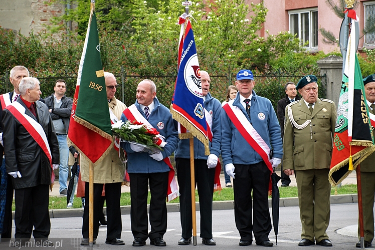 Uroczystości obchodów uchwalenia Konstytucji 3 maja w Mielcu
