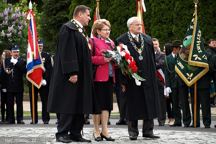 Uroczystości obchodów uchwalenia Konstytucji 3 maja w Mielcu