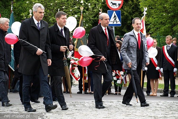 Uroczystości obchodów uchwalenia Konstytucji 3 maja w Mielcu
