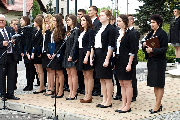 Uroczystości obchodów uchwalenia Konstytucji 3 maja w Mielcu