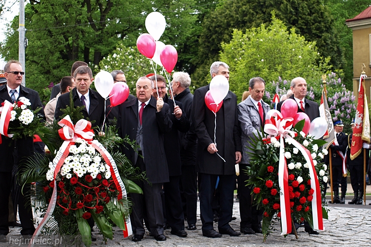 Uroczystości obchodów uchwalenia Konstytucji 3 maja w Mielcu