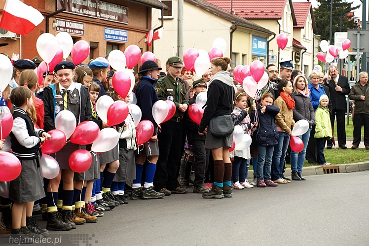 Uroczystości obchodów uchwalenia Konstytucji 3 maja w Mielcu