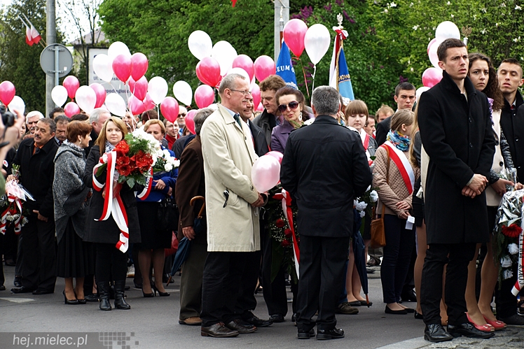Uroczystości obchodów uchwalenia Konstytucji 3 maja w Mielcu