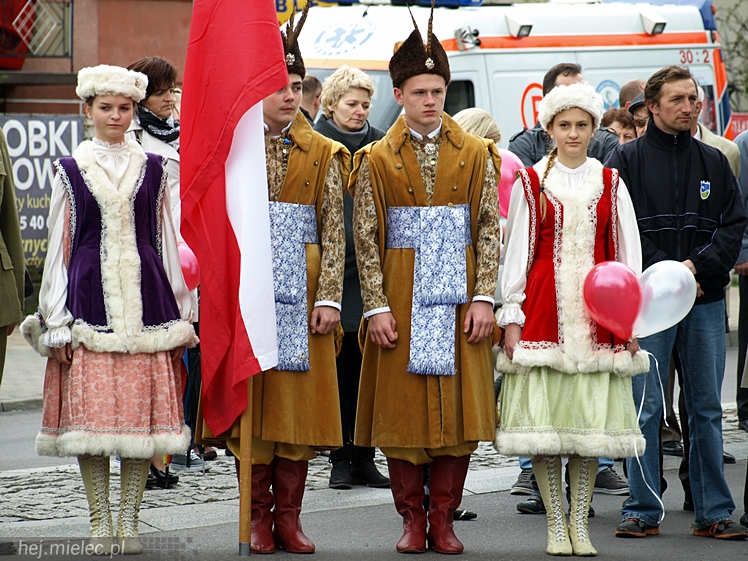 Uroczystości obchodów uchwalenia Konstytucji 3 maja w Mielcu