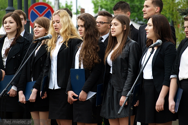 Uroczystości obchodów uchwalenia Konstytucji 3 maja w Mielcu
