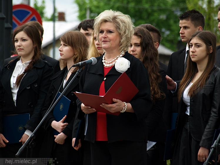 Uroczystości obchodów uchwalenia Konstytucji 3 maja w Mielcu