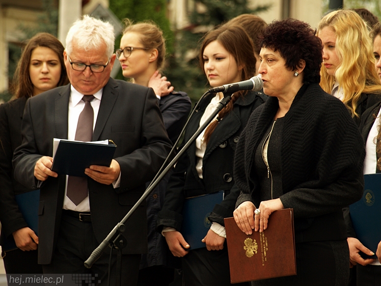 Uroczystości obchodów uchwalenia Konstytucji 3 maja w Mielcu