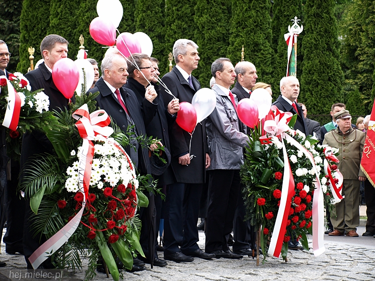 Uroczystości obchodów uchwalenia Konstytucji 3 maja w Mielcu