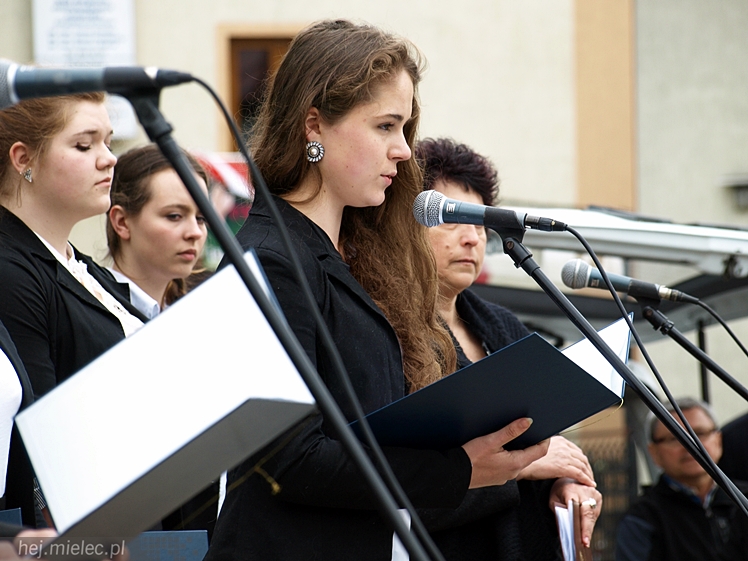 Uroczystości obchodów uchwalenia Konstytucji 3 maja w Mielcu