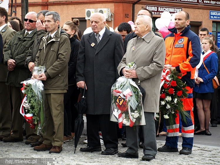 Uroczystości obchodów uchwalenia Konstytucji 3 maja w Mielcu