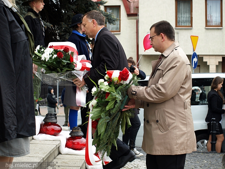 Uroczystości obchodów uchwalenia Konstytucji 3 maja w Mielcu