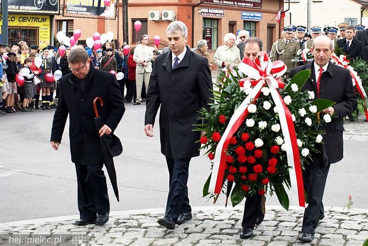 Uroczystości obchodów uchwalenia Konstytucji 3 maja w Mielcu