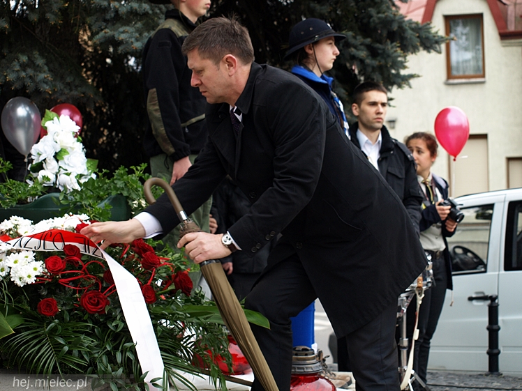 Uroczystości obchodów uchwalenia Konstytucji 3 maja w Mielcu