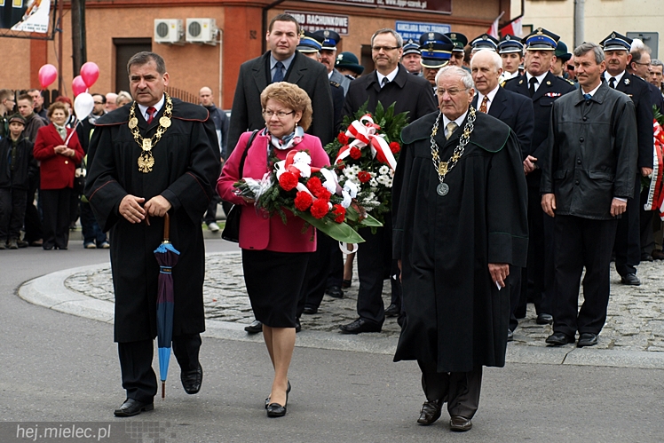 Uroczystości obchodów uchwalenia Konstytucji 3 maja w Mielcu