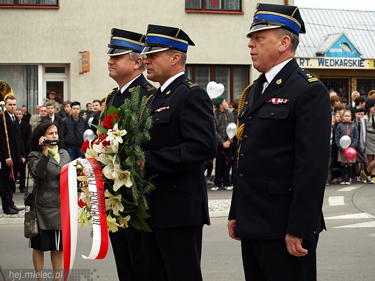 Uroczystości obchodów uchwalenia Konstytucji 3 maja w Mielcu