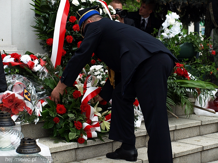 Uroczystości obchodów uchwalenia Konstytucji 3 maja w Mielcu