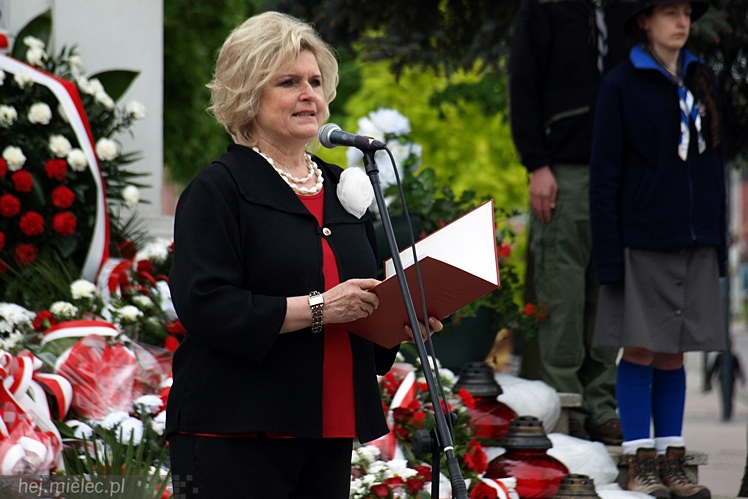 Uroczystości obchodów uchwalenia Konstytucji 3 maja w Mielcu