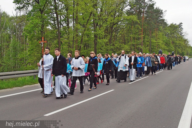 Dwieście osób pielgrzymowało do kapliczki cudami słynącej