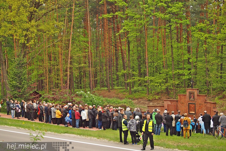 Dwieście osób pielgrzymowało do kapliczki cudami słynącej