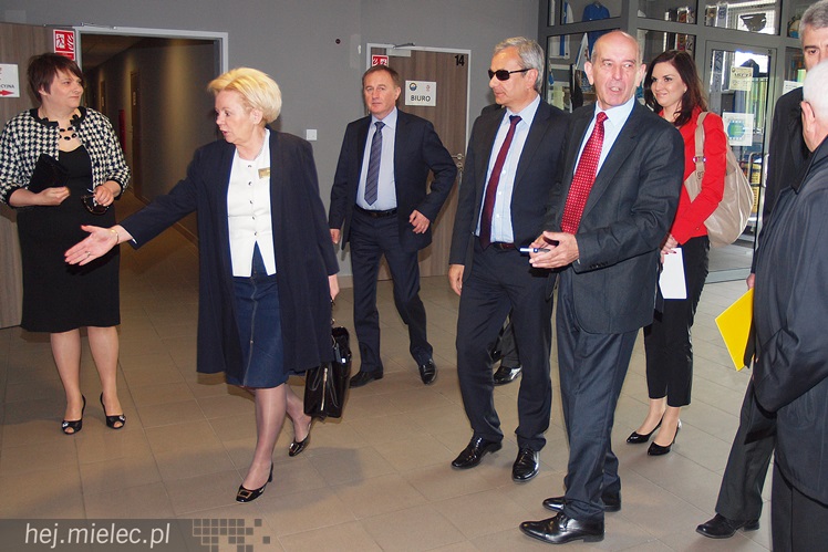 Minister Sportu Andrzej Biernat odwiedził Mielec
