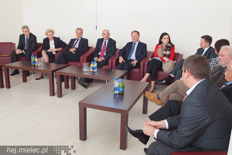 Minister Sportu Andrzej Biernat odwiedził Mielec