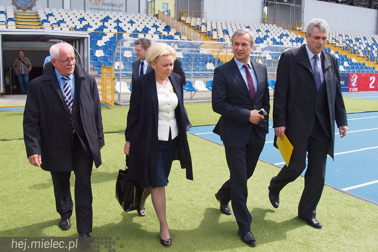 Minister Sportu Andrzej Biernat odwiedził Mielec