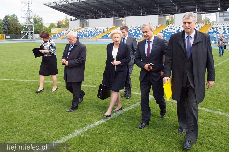 Minister Sportu Andrzej Biernat odwiedził Mielec