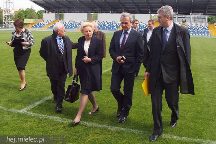 Minister Sportu Andrzej Biernat odwiedził Mielec