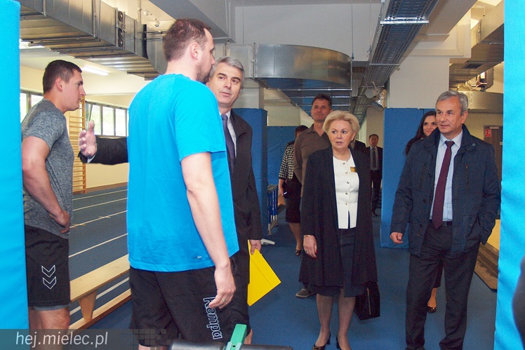 Minister Sportu Andrzej Biernat odwiedził Mielec
