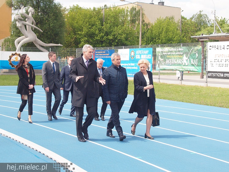 Minister Sportu Andrzej Biernat odwiedził Mielec