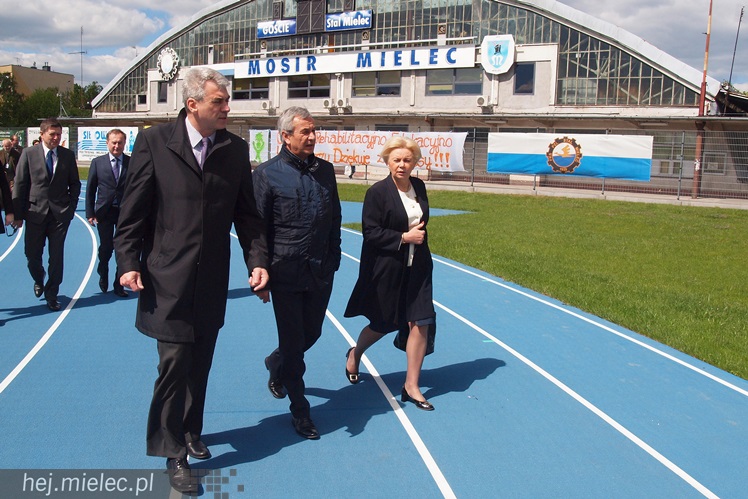 Minister Sportu Andrzej Biernat odwiedził Mielec